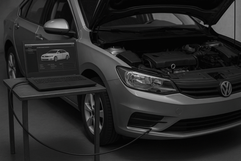 An image of a black computer hooked up to a greycar